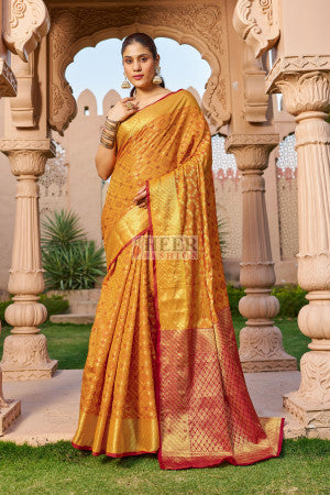 Patola silk saree with woven design - 34566